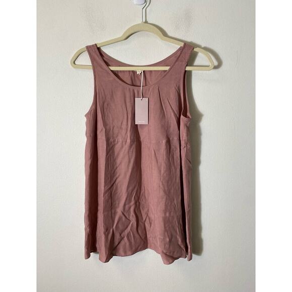 NWT luxury tank Nap Mauve Purple Sleeveless Top medium - Picture 2 of 5